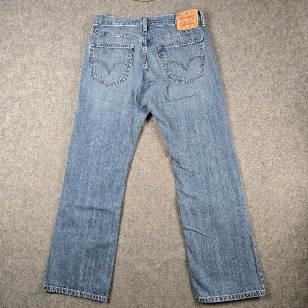 Levi's 559 Relaxed Straight Jeans Mens 32x30 Blue Denim Classic Faded Skater Y2k